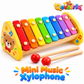 Qevzoriq™ Rainbow Mini Music Xylophone