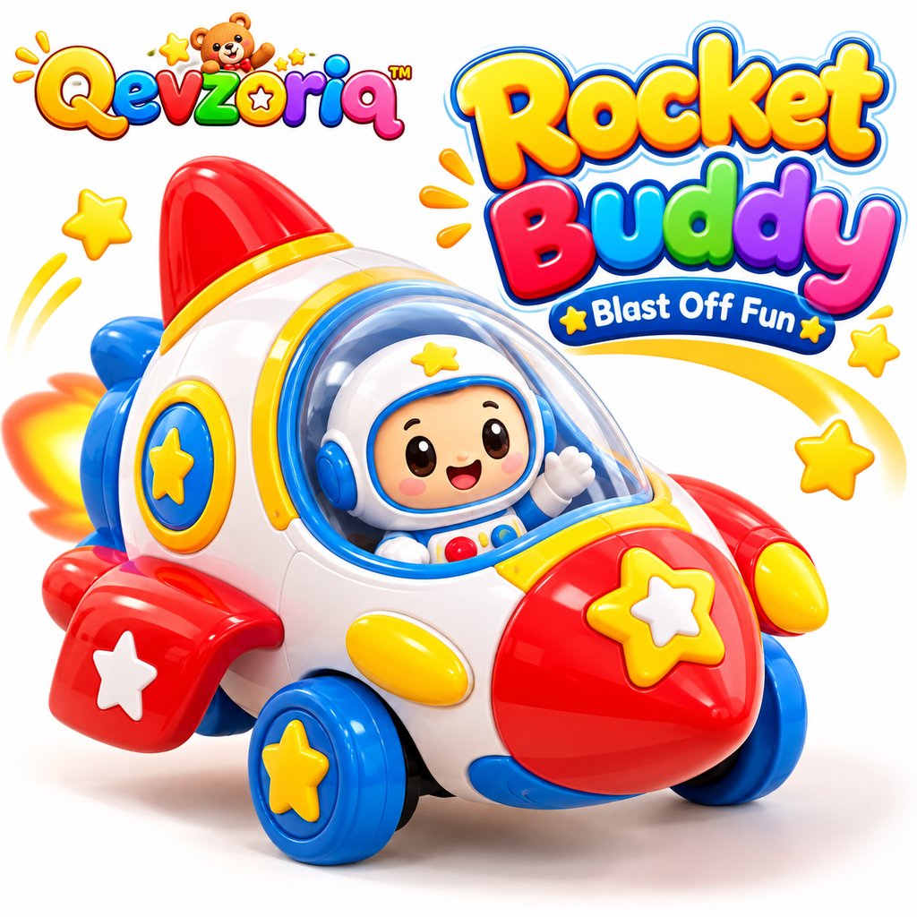 Qevzoriq™ Rocket Buddy Astronaut Rolling Toy