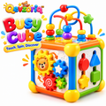 Qevzoriq™ Busy Cube Multi-Activity Learning Toy